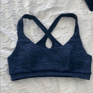 Space dye blue sports bra. Size small